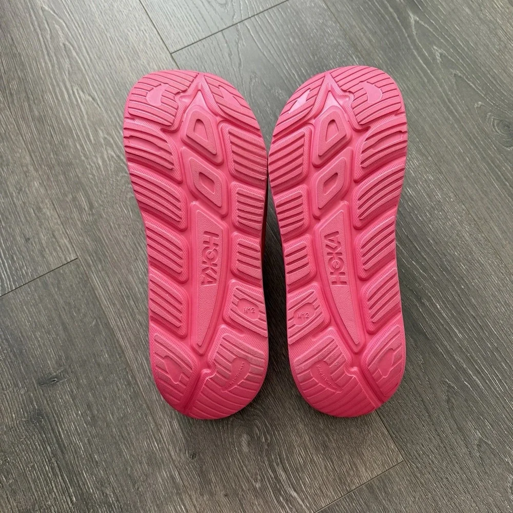 HOKA One One Ora Recovery Slides 3 Mens 12 Womens 13 Pink Athleisure Sporty